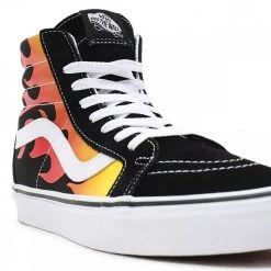 VANS SK8-HI FLAME Nero -Strada Moda vans vn0a2xsbphn sk8 hi flame tutte sneaker uomo 041216901 phn 5