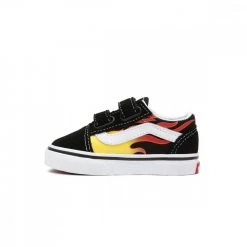 VANS OLD SKOOL FLAME VELCRO BABY 13 VANS OLD SKOOL FLAME VELCRO BABY -Strada Moda vans vn0a344kphn old skool flame velcro baby tutte sneaker baby 044482801 phn 6