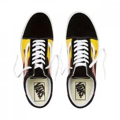 VANS OLD SKOOL FLAME Nero -Strada Moda vans vn0a38g1phn old skool flame tutte sneaker uomo 041217201 phn 4