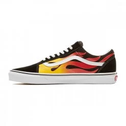 VANS OLD SKOOL FLAME Nero -Strada Moda vans vn0a38g1phn old skool flame tutte sneaker uomo 041217201 phn 6