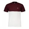 VANS T-SHIRT COLORBLOCK Bianco, Bordeaux -Strada Moda vans vn0a3czdkjn t shirt colorblock street style uomo 044759401 kjn 1