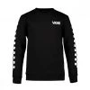 VANS FELPA GIROCOLLO EXPOSITION CHECK BAMBINO Nero -Strada Moda vans vn0a3hwcblk felpa girocollo exposition check bambino abbigliamento bambino 041302501 blk 1