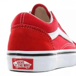 VANS OLD SKOOL LOGO BAMBINO Rosso -Strada Moda vans vn0a4buujv6 old skool logo bambino tutte sneaker bambino 044483101 jv6 3