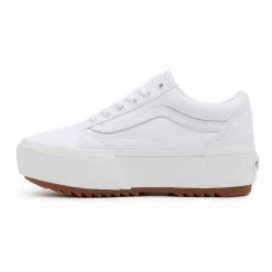 VANS OLD SKOOL STACKED DONNA Bianco -Strada Moda vans vn0a4u15l5r old skool stacked donna tutte sneaker donna 044607001 l5r 6