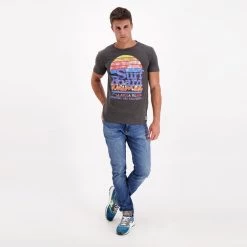 WAIMEA T-SHIRT JOLLA Grigio -Strada Moda waimea 4851005 t shirt jolla casual uomo 038146901 15 4