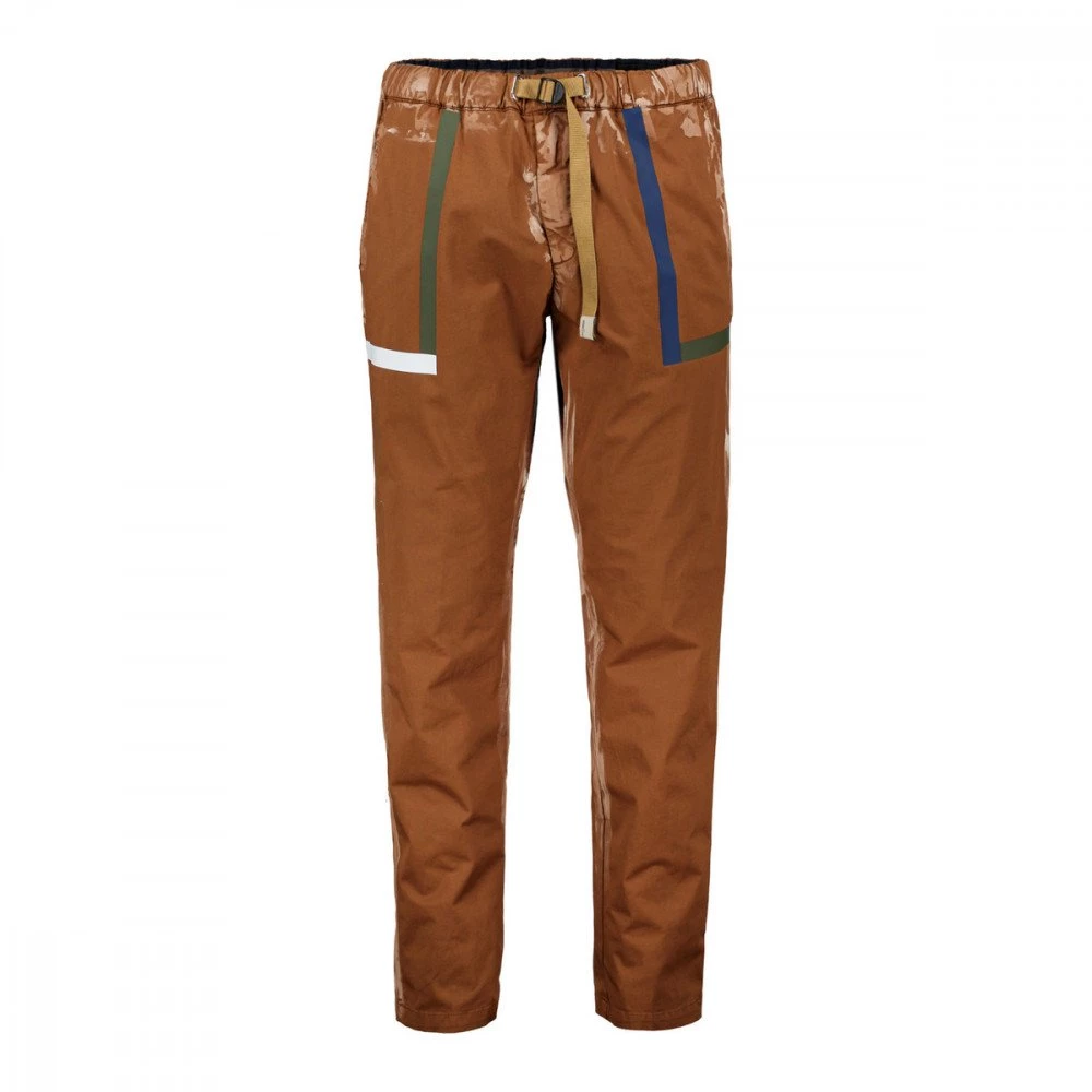 WHITE SAND PANTALONI CHINO CON TERMONASTRATURE A CONTRASTO Marrone 3 WHITE SAND PANTALONI CHINO CON TERMONASTRATURE A CONTRASTO Marrone