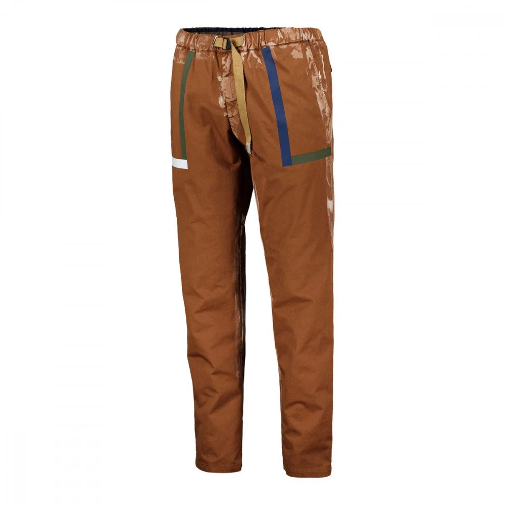 WHITE SAND PANTALONI CHINO CON TERMONASTRATURE A CONTRASTO Marrone 4 WHITE SAND PANTALONI CHINO CON TERMONASTRATURE A CONTRASTO Marrone - immagine 2