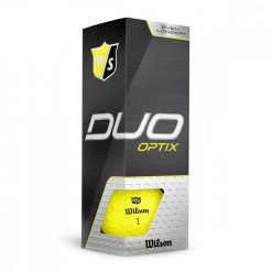 WILSON DUO OPTIX YELLOW 12-BALL -Strada Moda wilson wgwp50200 duo optix yellow 12 ball palline golf uomo 043017301 yel 5