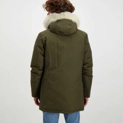 WOOLRICH ARCTIC PARKA DETACHABLE FUR Verde -Strada Moda woolrich cfwoou0482mrut0001 arctic parka detachable fur giacconi uomo 043911901 dag 4
