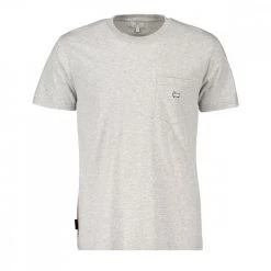 WOOLRICH T SHIRT LOGO POCKET Grigio