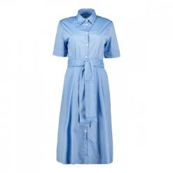 WOOLRICH ABITO CHEMISIER IN CHAMBRAY DONNA Azzurro