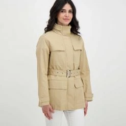 WOOLRICH FIELD JACKET HAVICE DONNA Beige -Strada Moda woolrich cfwwou0608frut1974 field jacket havice donna giacconi donna 044675301 8925 3